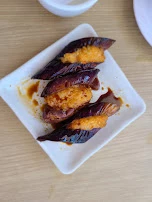 Fried Eggplant Stuffed with Shrimp Paste in Soy Sauce 炸釀茄瓜